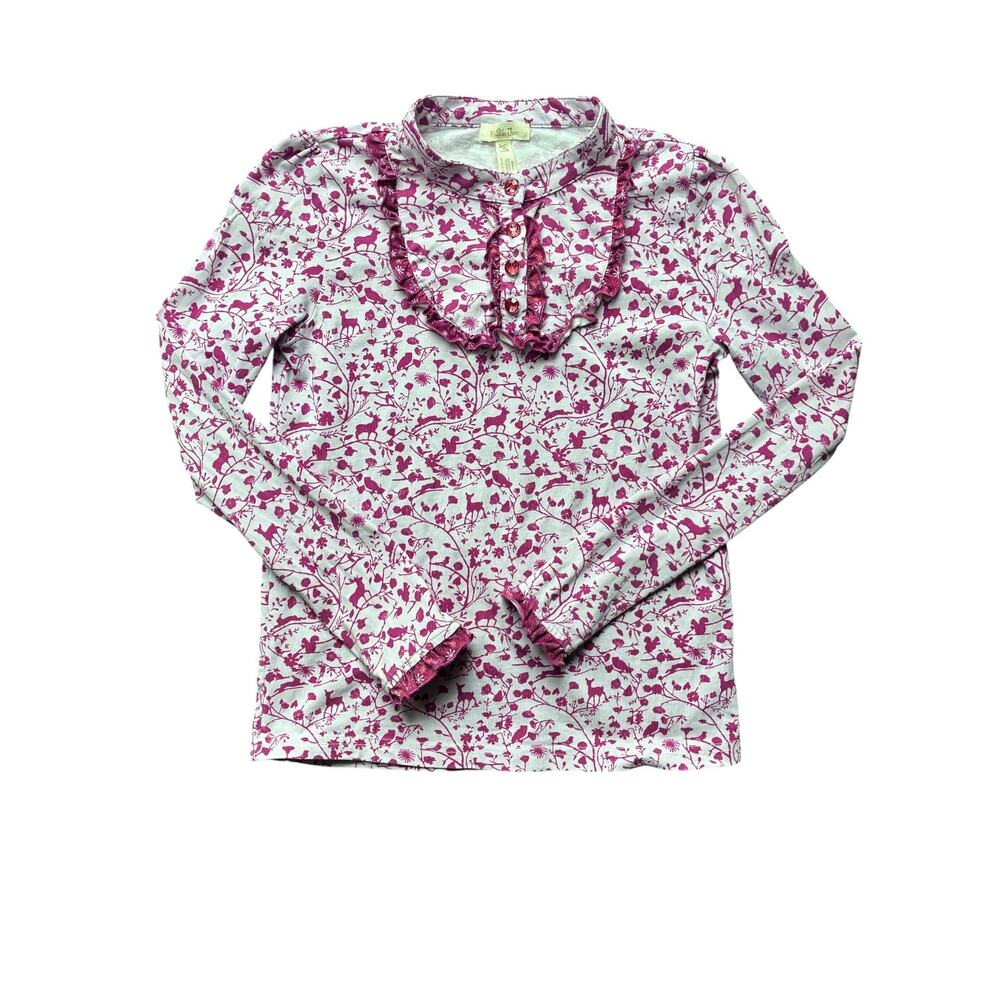 Matilda Jane Friends Forever Yasmin Woodland Ruffle Shirt